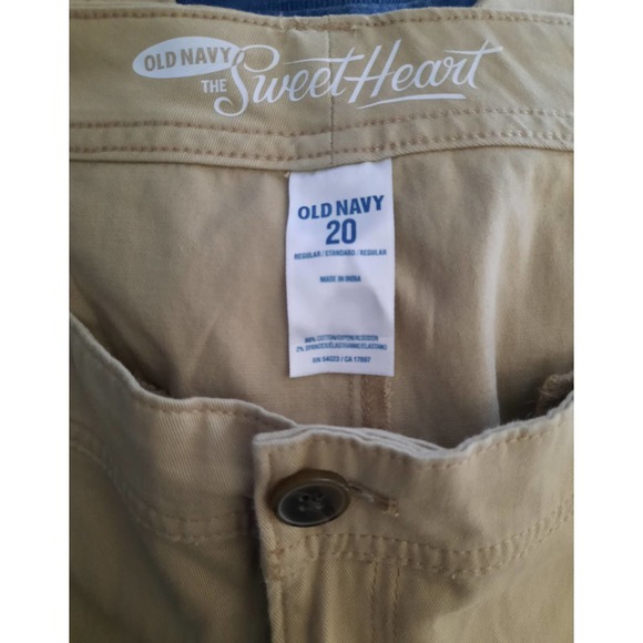 Old Navy The Sweetheart black and tan pants size 20 - Picture 12 of 12